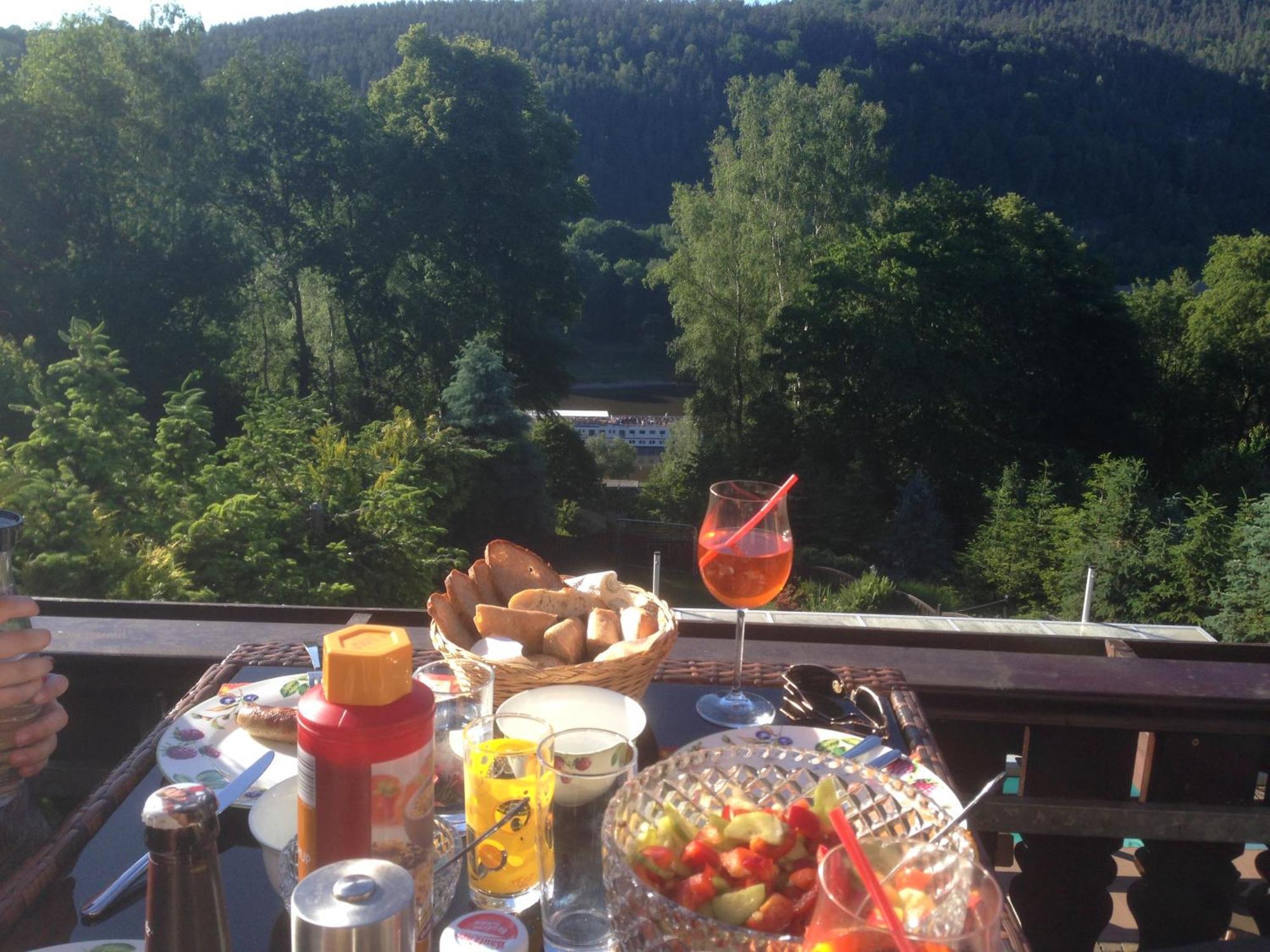 Ferienwohnung 1 Festungsblick 쾨닉슈타인 안 데어 엘베 외부 사진